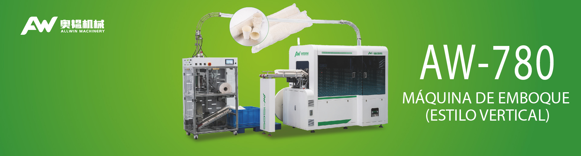 Embaladora automática de vasos de papel (de pie)